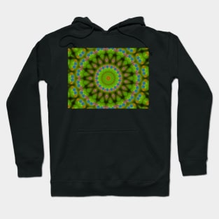 Green abstract pattern Hoodie